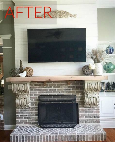 Replacing Brick Fireplace