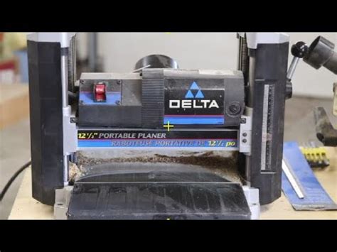 Replacing Delta Planer Blades