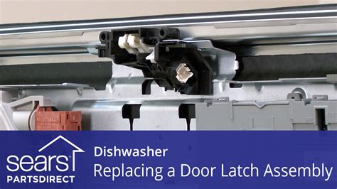 Replacing Door Latch Dishwasher