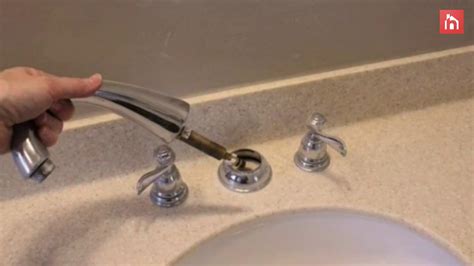 Replacing Faucet Drain Bathroom Sink