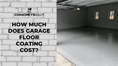 replacing garage floor cost