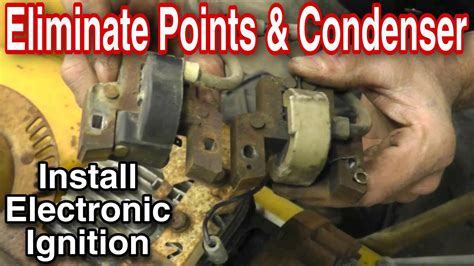 Replacing Points And Condenser With Electronic Ignition