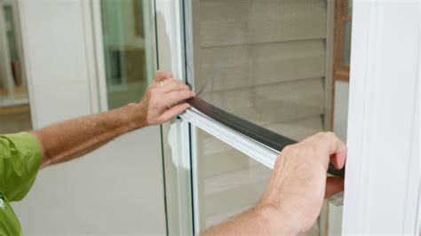 replacing retractable screen on storm door