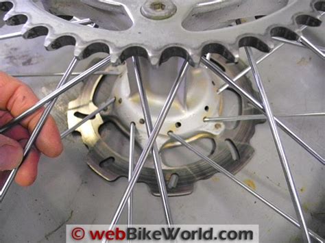 Replacing Spokes On Motorcycle Wheel