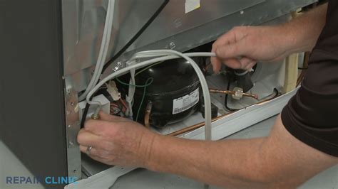 replacing water hose in ge refrigerator