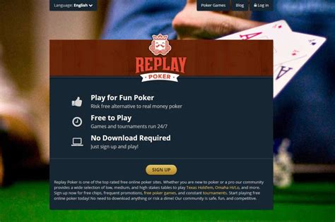 replay poker login with facebook