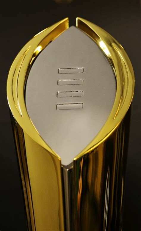 replica college football trophy