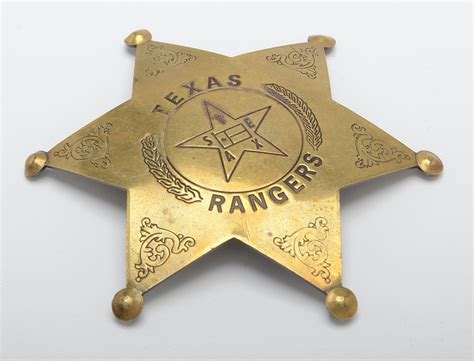 replica texas ranger badge