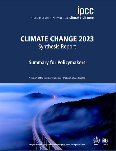 report on climate change 2023