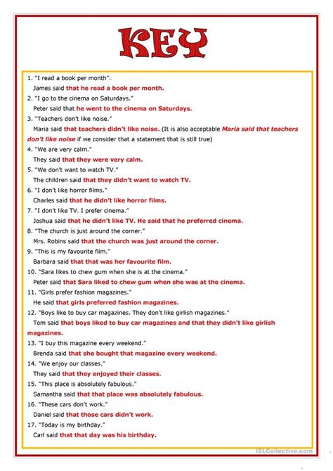 reported speech questions and answers class 9