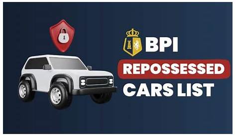 How to Buy BPI Repossessed Cars