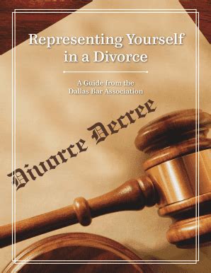 representing yourself in divorce