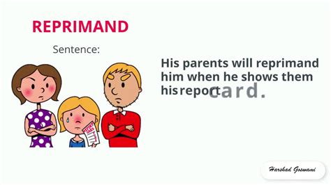 reprimand meaning in tagalog example