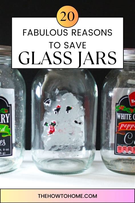 Repurpose Large Glass Jars