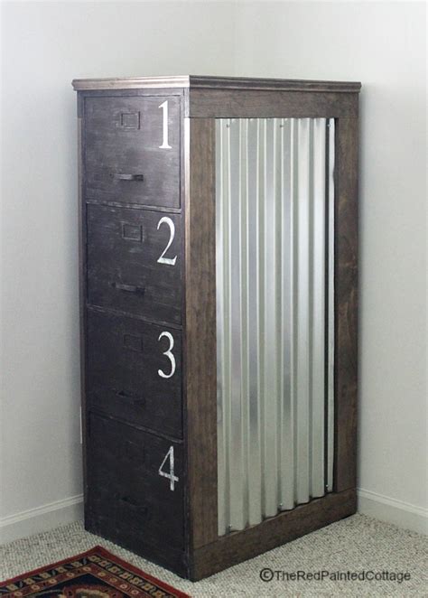 Repurpose Metal Filing Cabinet