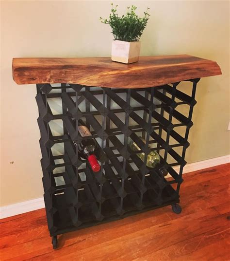 Repurpose Wine Rack Table
