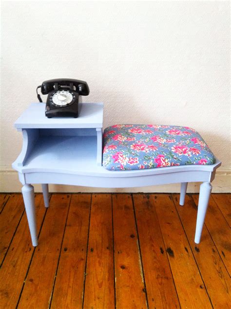 Repurposed Telephone Table