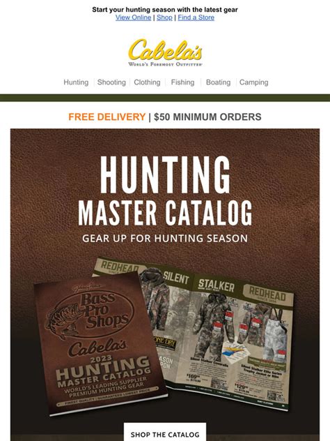 Request Cabelas Catalog
