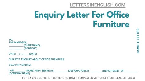 Request For Furniture