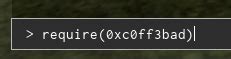 require(0xC0FF3BAD) -- Easy instant cmds - DevForum | Roblox
