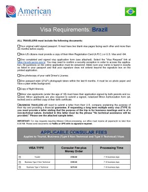 requirements for entering brazil