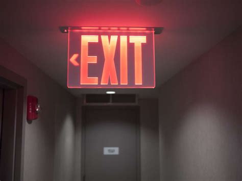 Requirements For Illuminated Exit Signs