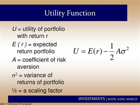 Requirements For Utility Function