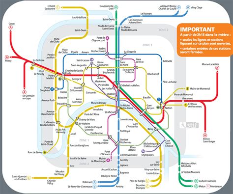 rer from cdg to paris map