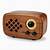 rerii handmade walnut wood portable bluetooth speaker