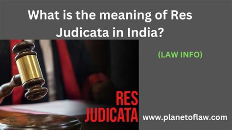 res judicata meaning in hindi