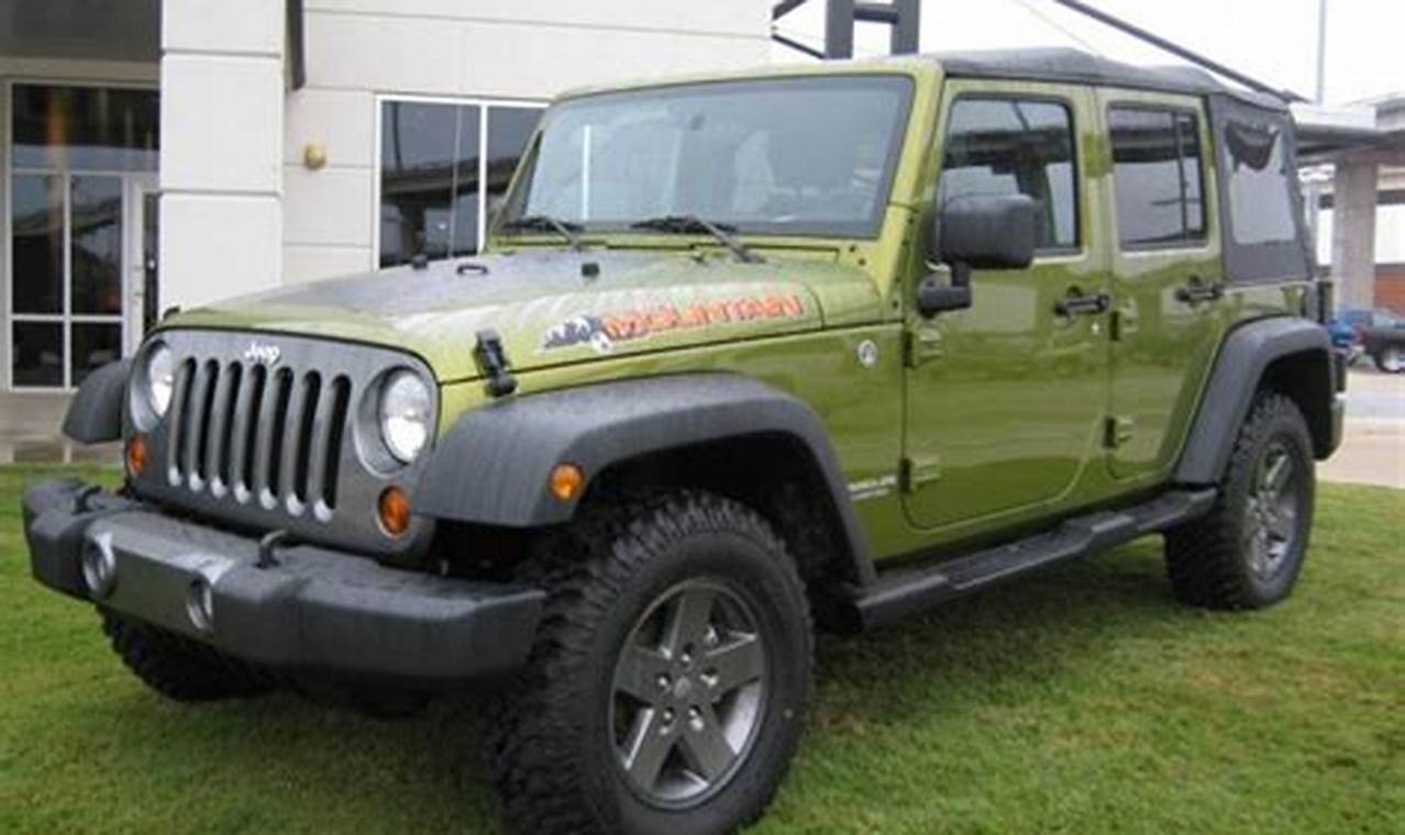 rescue green jeep for sale