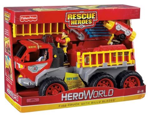 rescue heroes fire truck with billy blazes