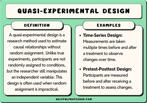 research design example quasi experimental