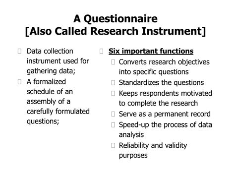 research instruments examples quantitative