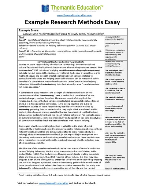 research method thesis example