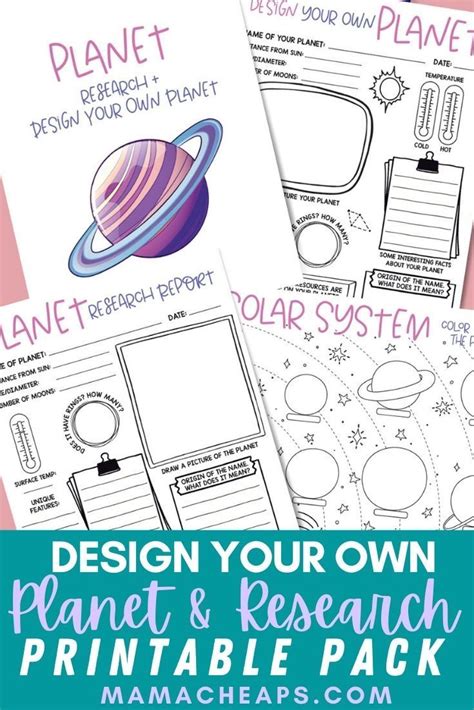 Research Parent Planet Printable