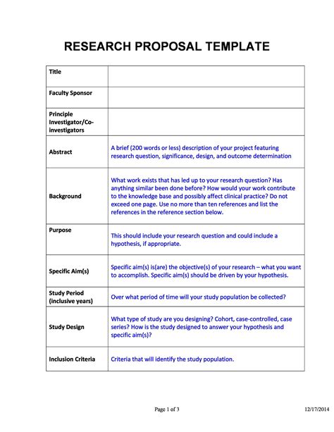 research proposal format example
