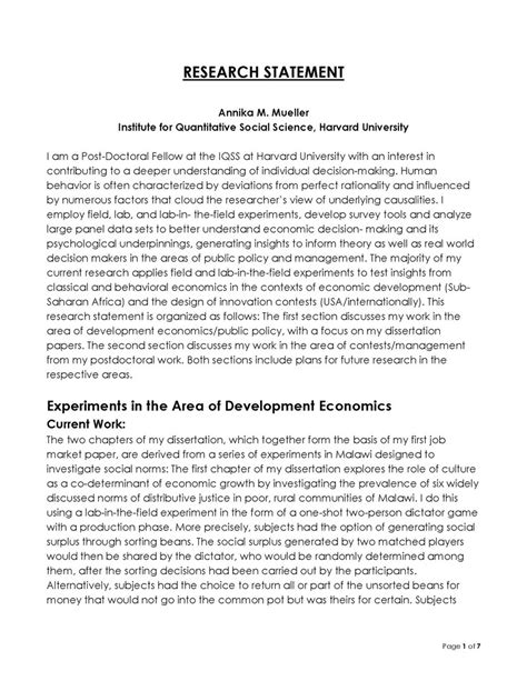 5 Tips Research Statement