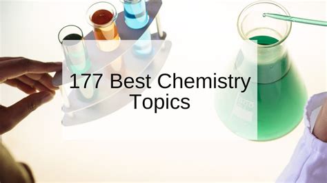 research topic about chemistry