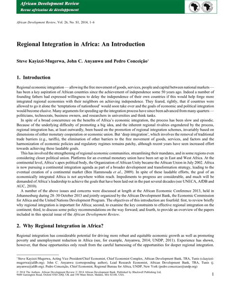 research topics on regional integration