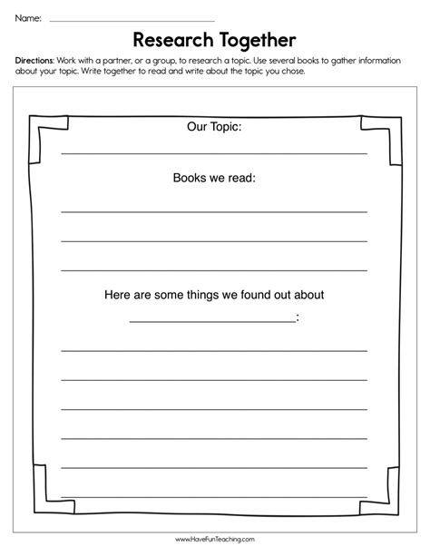 WorldBook Research Worksheet for Middle Schoolers Pg 2 comes from my