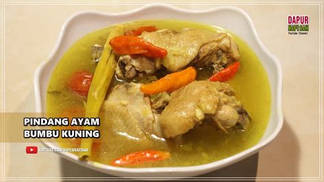 Resep Ayam Pindang Kuah Bumbu Kuning oleh Hadleny Kitchen Cookpad