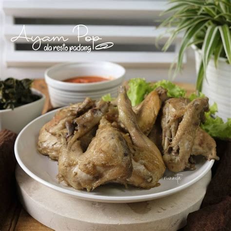 Resep Ayam Pop Lezat ala Masakan Padang Nibble