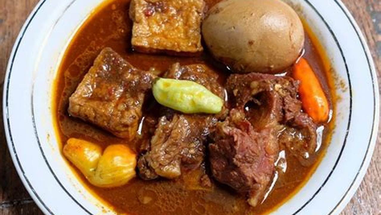 Resep Brongkos Yogyakarta: Rahasia Kuliner yang Menggugah Selera