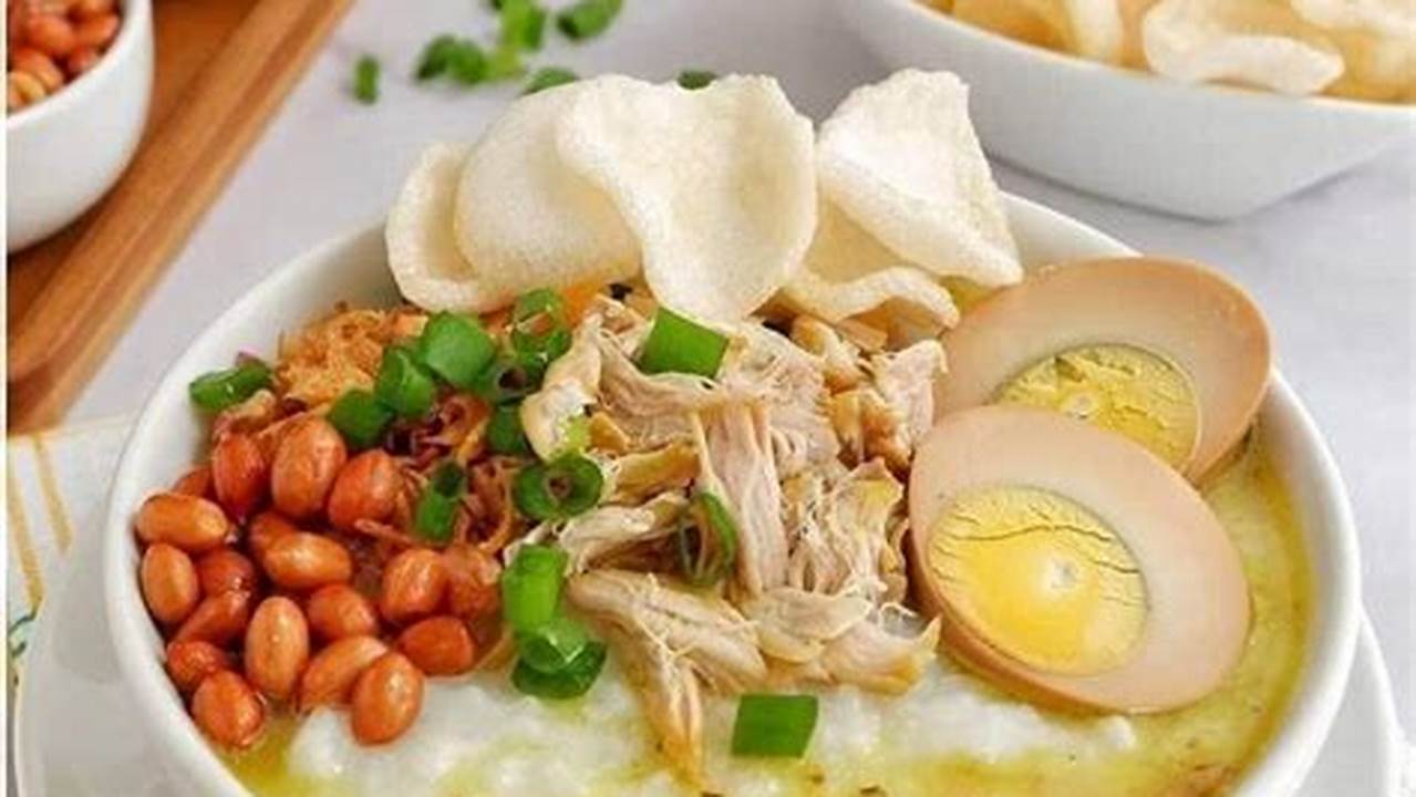 Sensasi Bubur Ayam Kuah Kuning Santan: Resep Rahasia yang Menggoyang Lidah