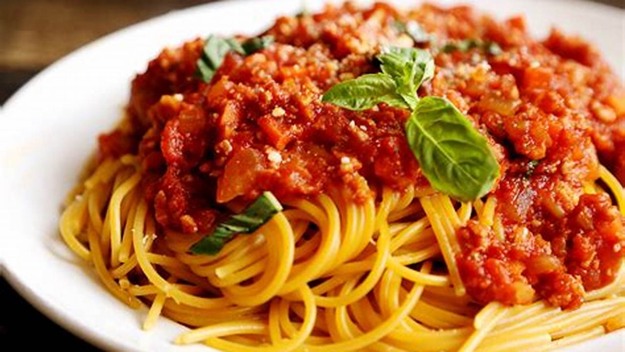 Resep Rahasia Spaghetti Bolognese: Sensasi Kuliner yang Menggugah Selera
