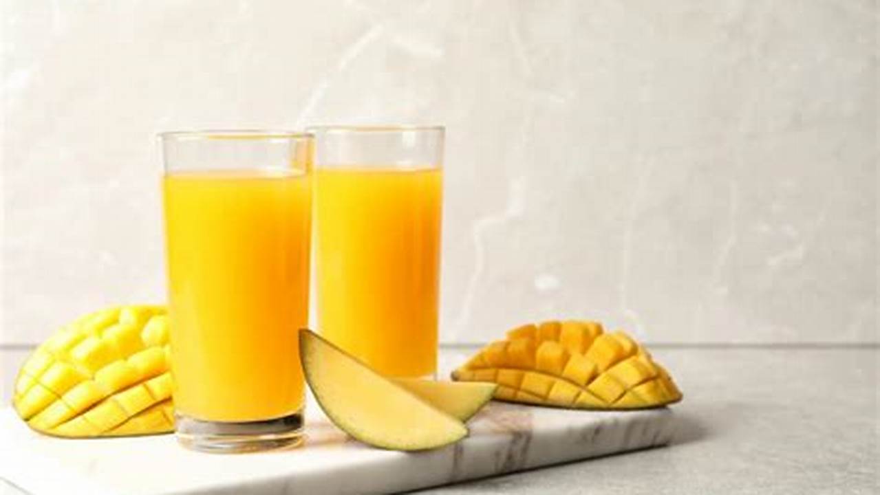 Resep Jus Mangga: Temukan Rahasia Minuman Segar dan Menyehatkan