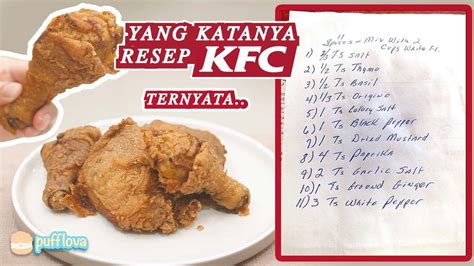Cara Membuat Ayam Goreng KFC Original 11 Langkah (dengan Gambar)