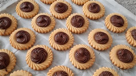 resep nutella button cookies