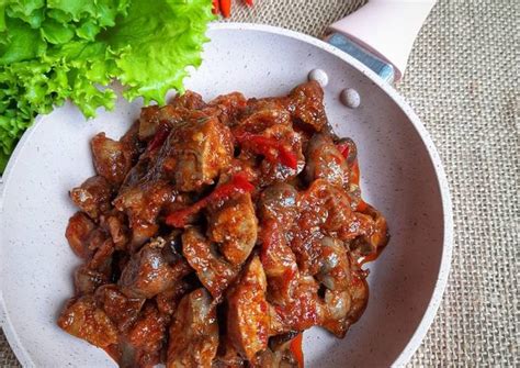 Resep Sambal Goreng HatiAmpela Ayam Sederhana oleh Mrs.Bara Lim Cookpad